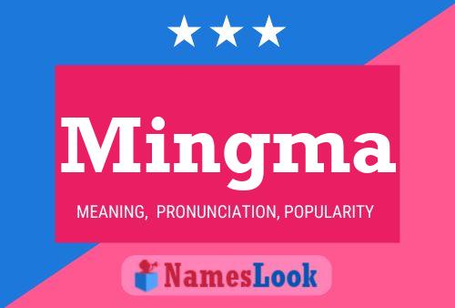 Mingma Name Poster