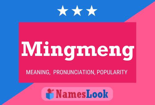 Mingmeng Name Poster