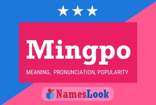 Mingpo Name Poster