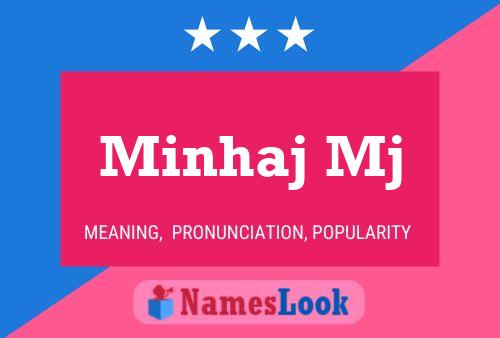 Minhaj Mj Name Poster