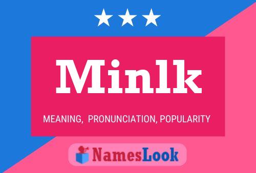 Minlk Name Poster