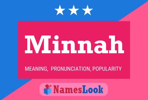 Minnah Name Poster