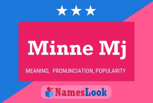 Minne Mj Name Poster