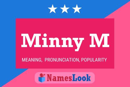 Minny M Name Poster