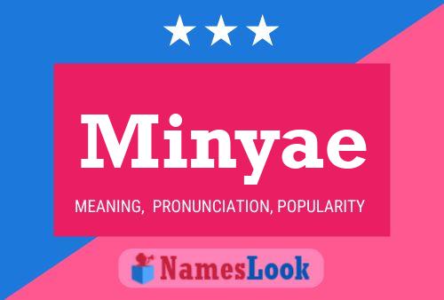 Minyae Name Poster