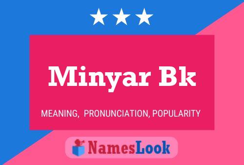 Minyar Bk Name Poster