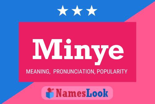 Minye Name Poster