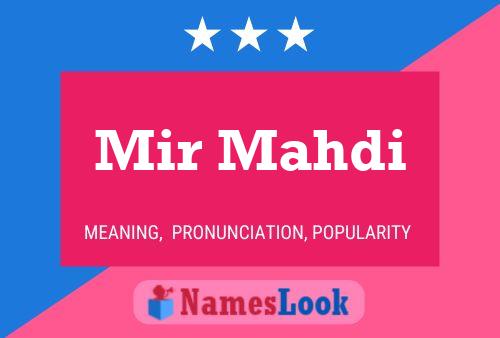 Mir Mahdi Name Poster