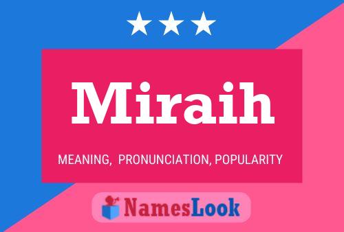 Miraih Name Poster