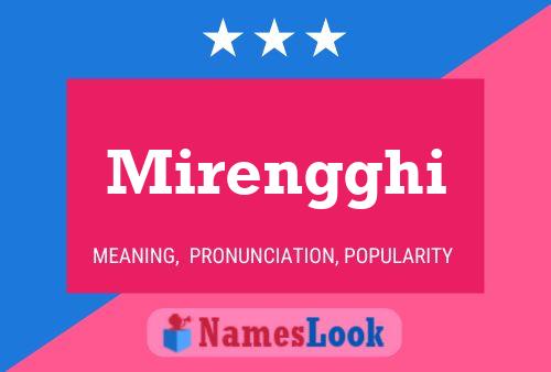 Mirengghi Name Poster