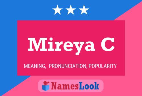 Mireya C Name Poster