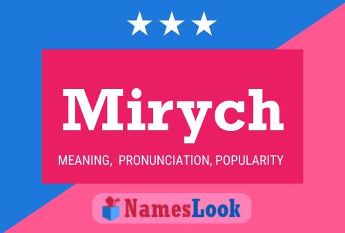 Mirych Name Poster