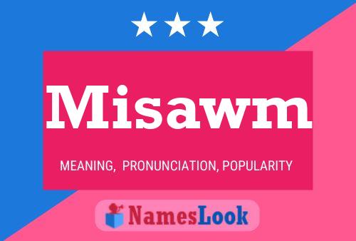 Misawm Name Poster