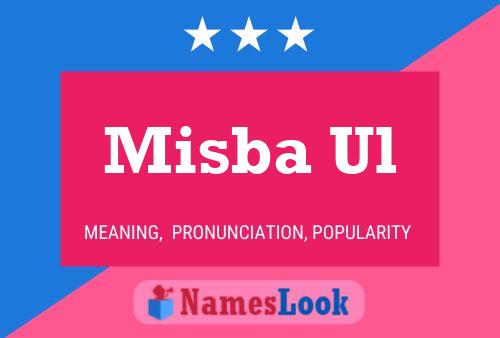 Misba Ul Name Poster