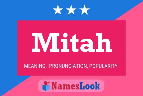 Mitah Name Poster