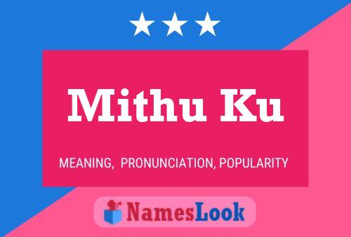 Mithu Ku Name Poster