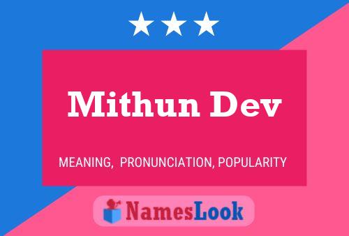 Mithun Dev Name Poster