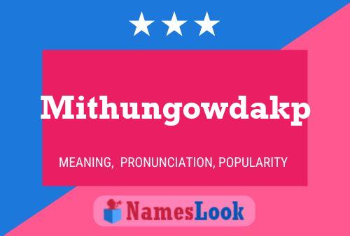 Mithungowdakp Name Poster