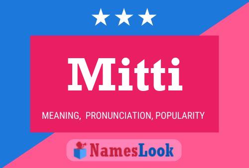 Mitti Name Poster