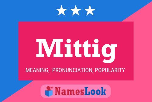 Mittig Name Poster