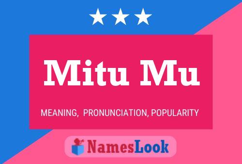 Mitu Mu Name Poster