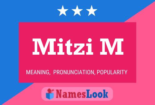 Mitzi M Name Poster