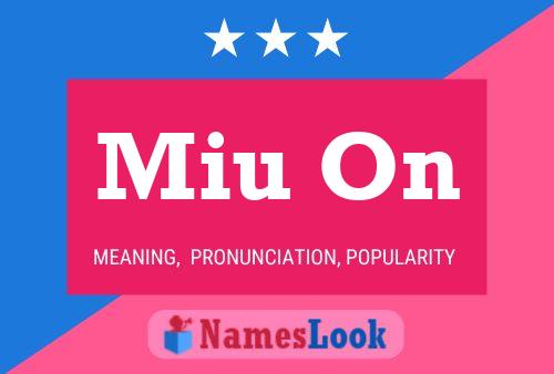 Miu On Name Poster