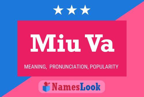 Miu Va Name Poster