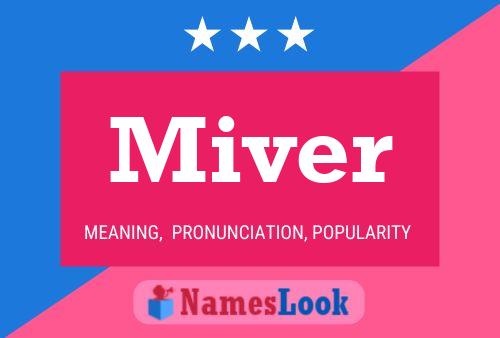 Miver Name Poster