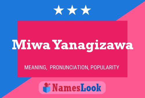 Miwa Yanagizawa Name Poster