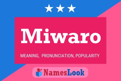 Miwaro Name Poster