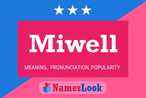 Miwell Name Poster