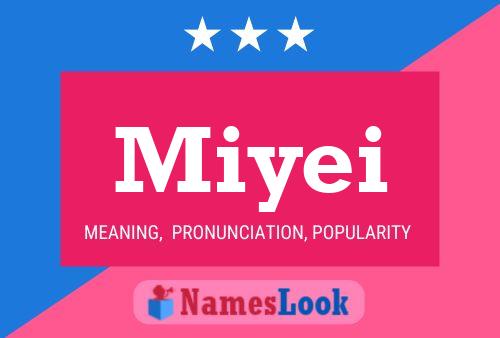 Miyei Name Poster