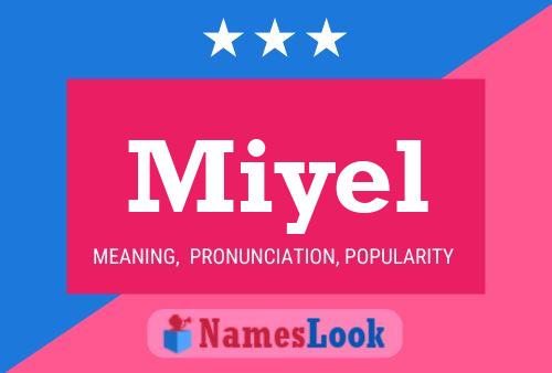 Miyel Name Poster