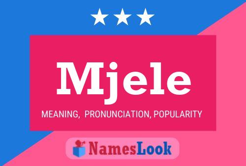 Mjele Name Poster