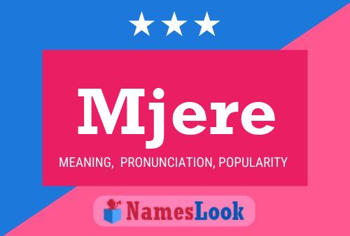 Mjere Name Poster