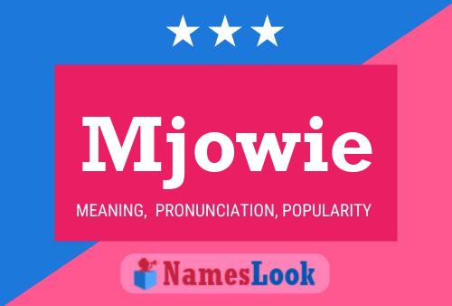 Mjowie Name Poster