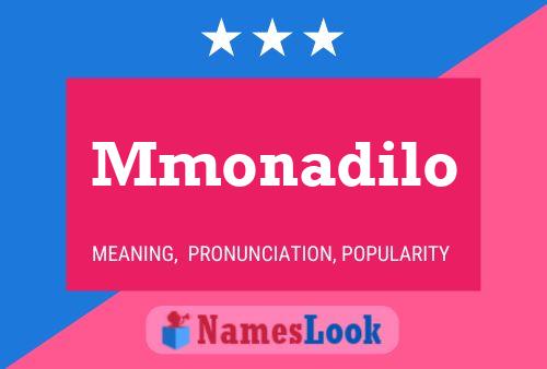 Mmonadilo Name Poster