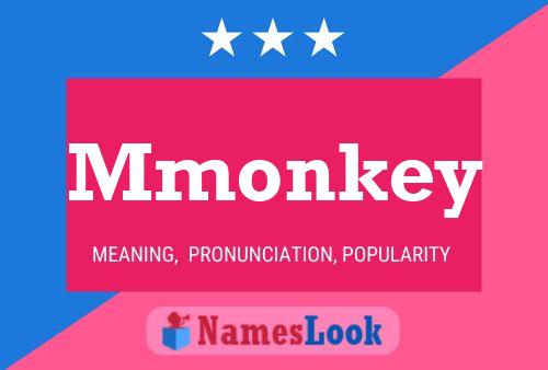 Mmonkey Name Poster