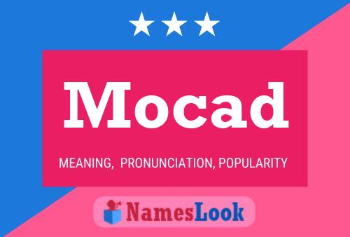 Mocad Name Poster