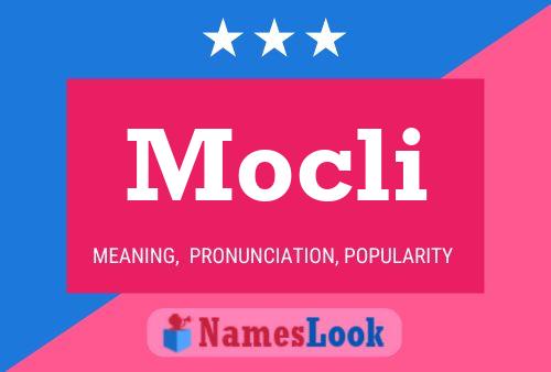 Mocli Name Poster