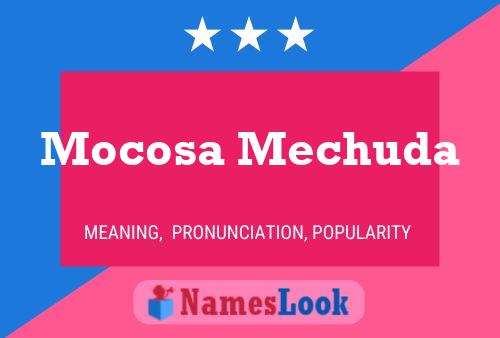 Mocosa Mechuda Name Poster