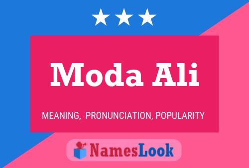 Moda Ali Name Poster