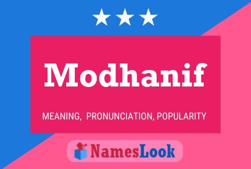 Modhanif Name Poster