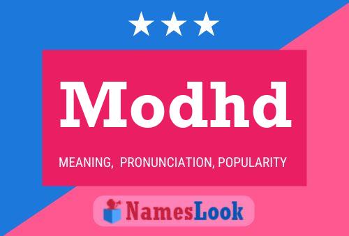 Modhd Name Poster