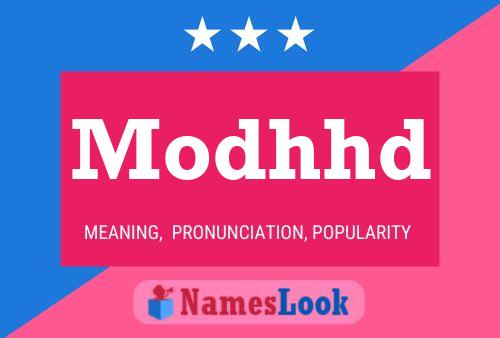 Modhhd Name Poster