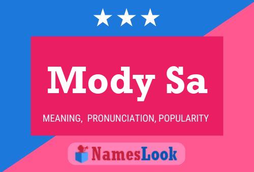 Mody Sa Name Poster