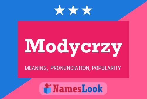 Modycrzy Name Poster