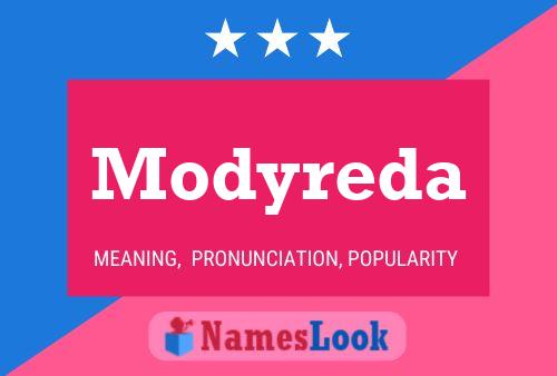 Modyreda Name Poster