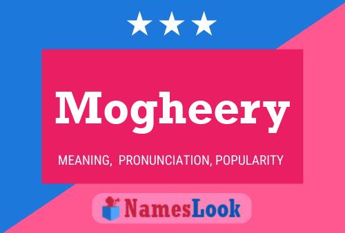 Mogheery Name Poster